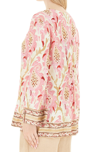 CAFTANO MIRTLE PAISLEY ROSA