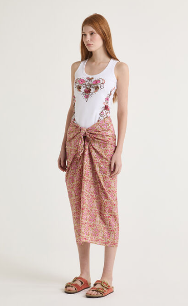 GONNA FLOWER BATIK ROSA