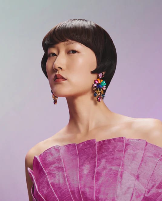 ORECCHINI CON CHARM E CRISTALLI COLLEEN