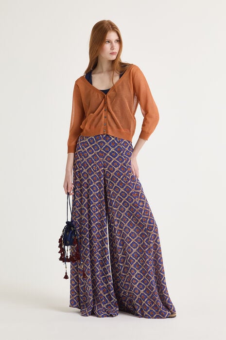 PANTALONE MAGNOLIA BATIK BLU