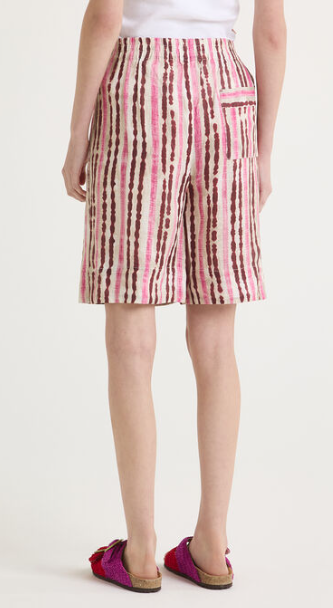 PANTALONE WASHED STRIPES ROSA