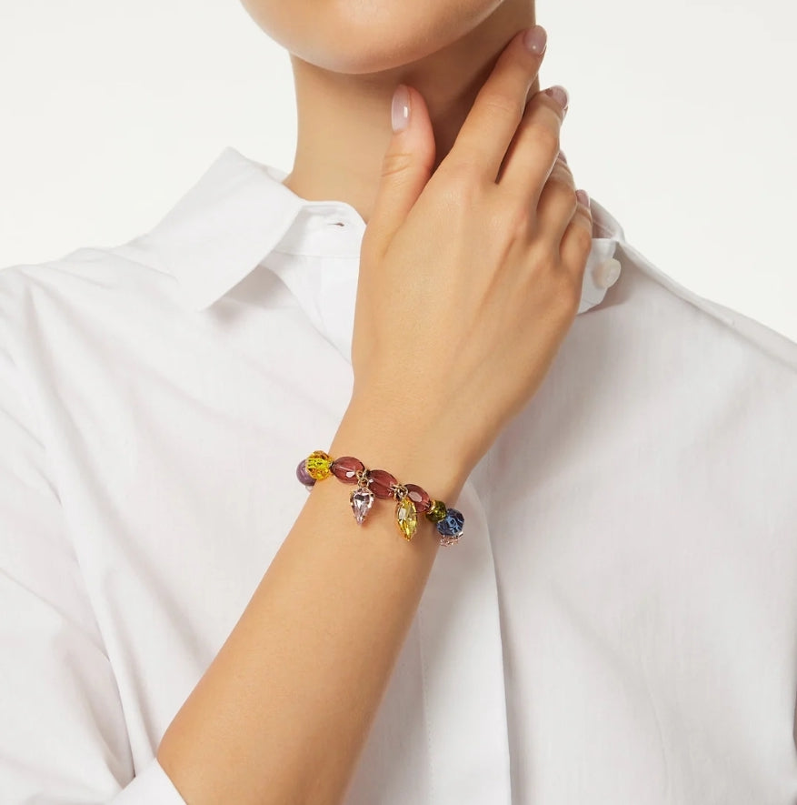 BRACCIALE ELASTICO CON DUE PENDENTI HERMITAGE