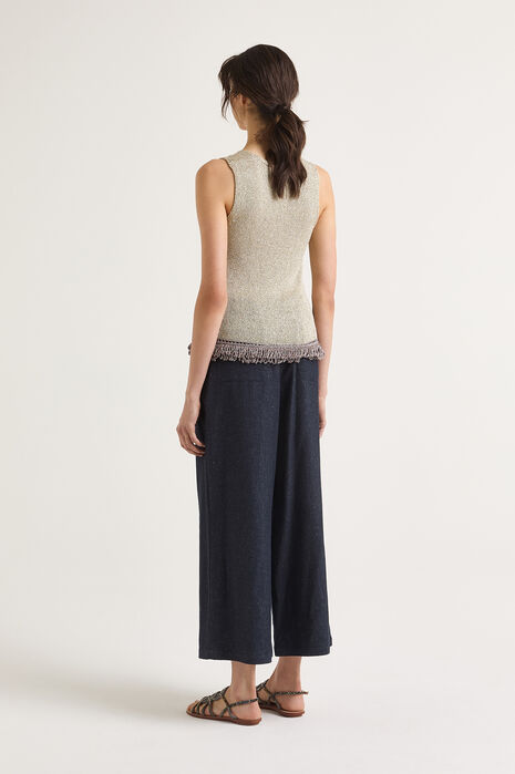TOP METALLIC ORO