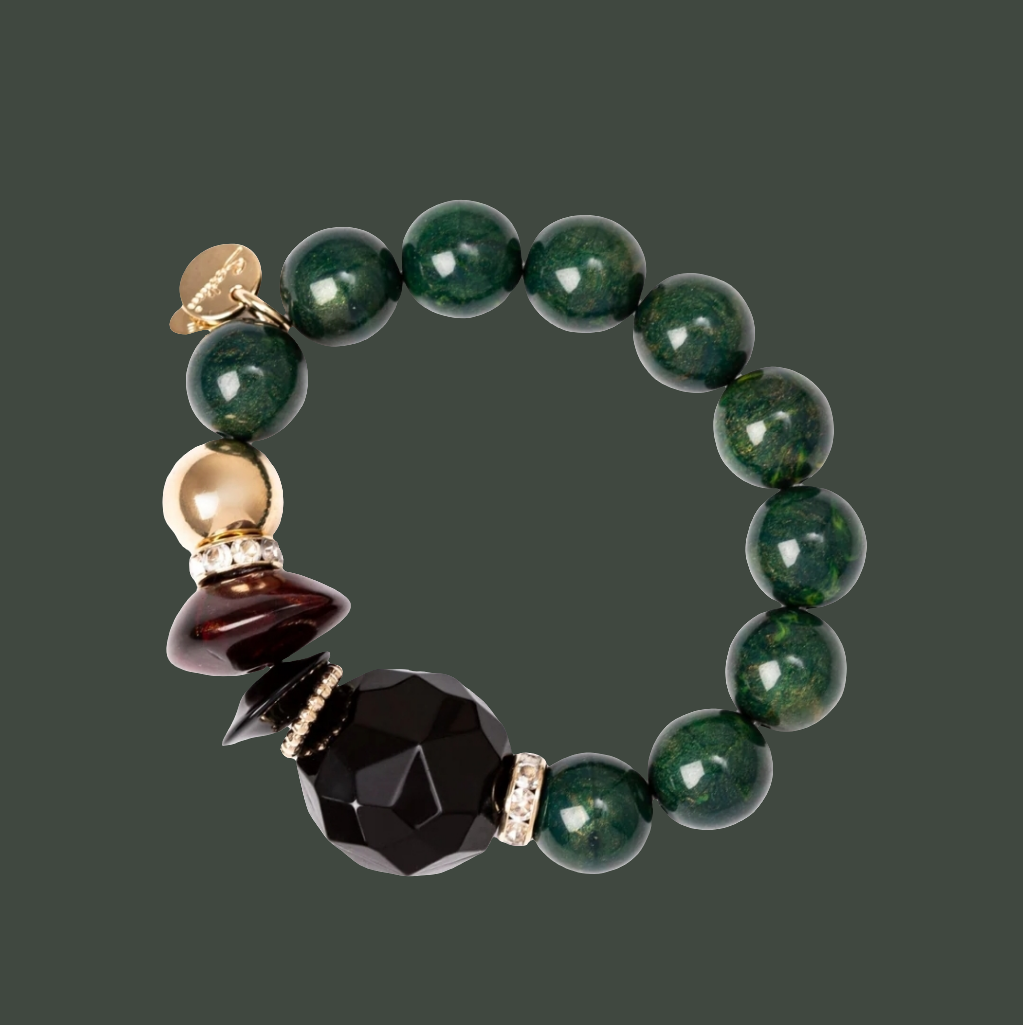 BRACCIALE ELASTICO CON GRANDI BOULE CAPUA