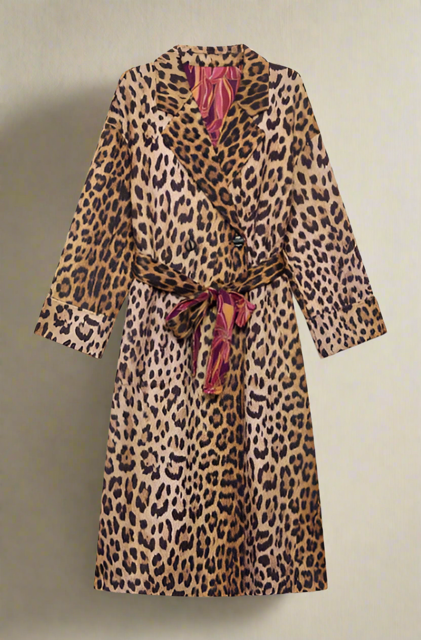 CAPPOTTO DOUBLE TROUBLE - leopardato/floreale