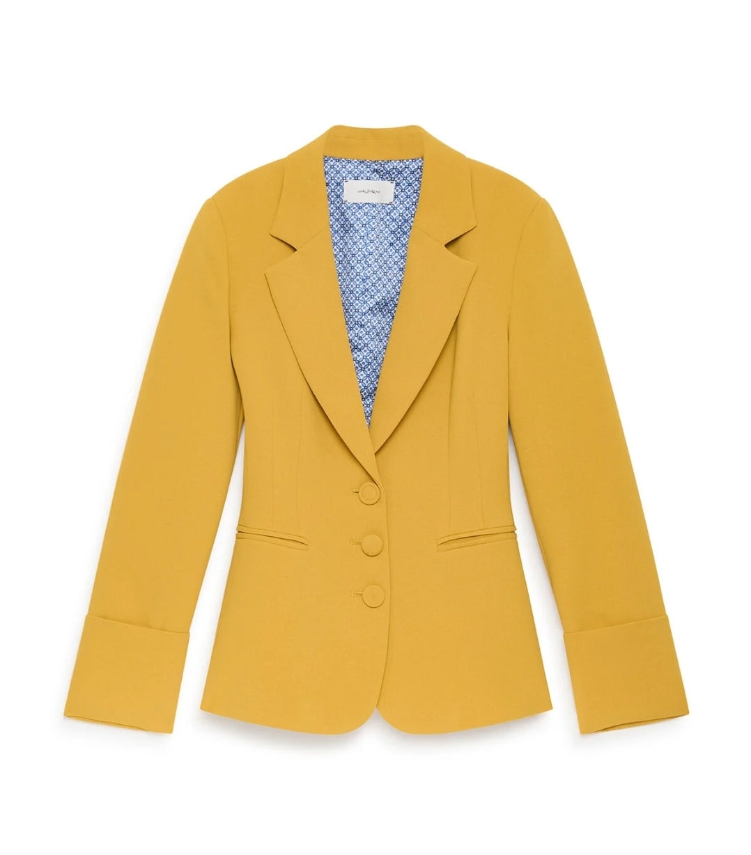 GIACCA SABLÈ CREPE - Senape