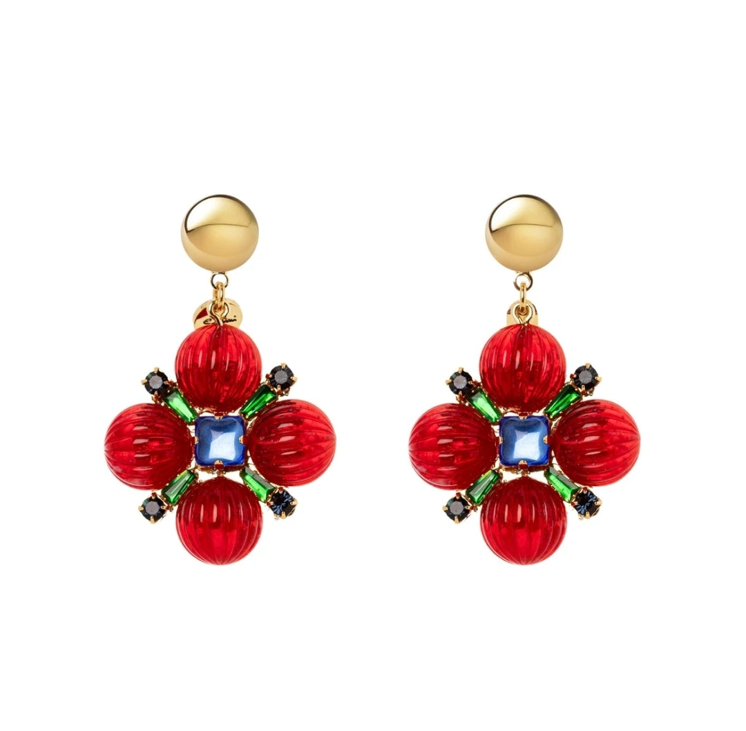 ORECCHINI CON FIORE PENDENTE NELLIE
