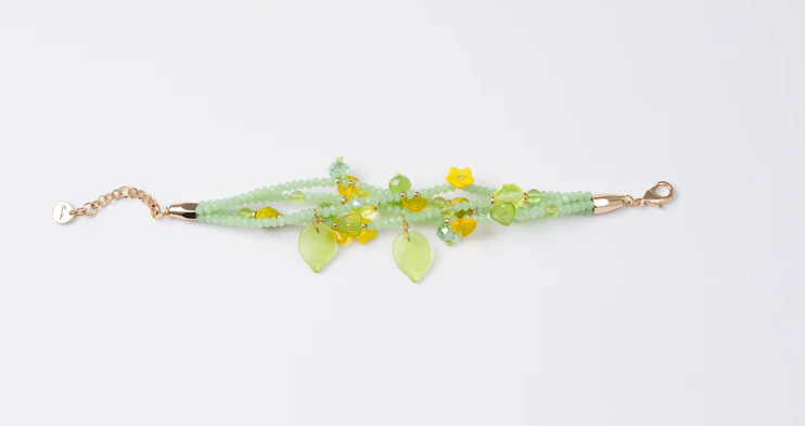 Bracciale multifilo LEI - Lime e Giallo