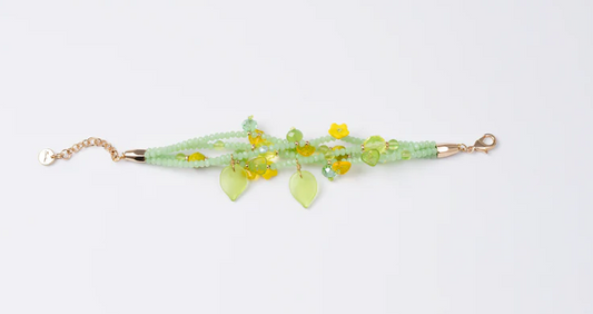 Bracciale multifilo LEI - Lime e Giallo