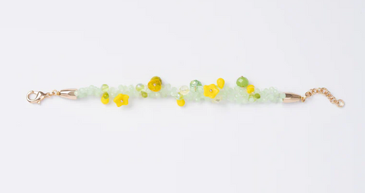 Bracciale intrecciato LEI - Lime e Giallo