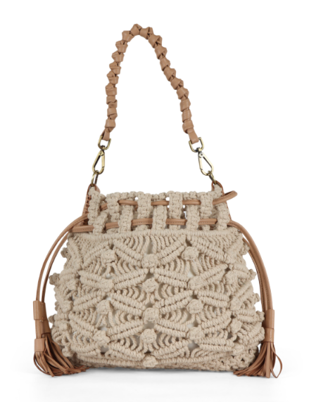 BORSA A SPALLA MACRAME'
