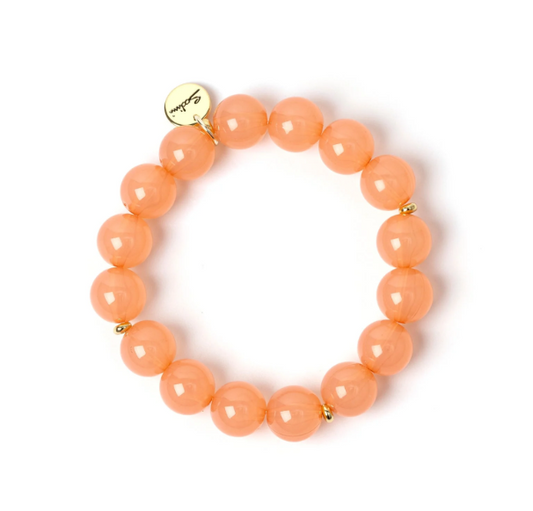 Bracciale elastico a boule Chantal - Pesca