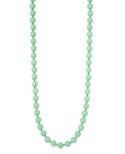 Collana lunga a boule cromatiche Chantal - Verde Tiffany
