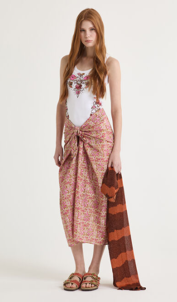 GONNA FLOWER BATIK ROSA