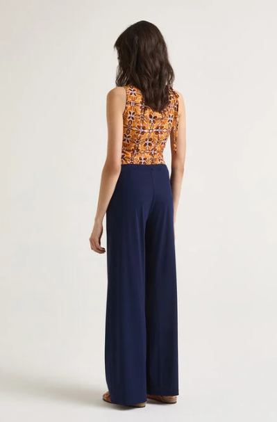 PANTALONE SOFT JERSEY BLU NOTTE