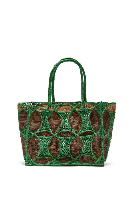 SHOPPING SUMMER LUCKY RAFFIA VERDE