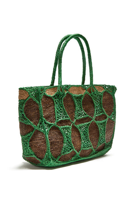 SHOPPING SUMMER LUCKY RAFFIA VERDE