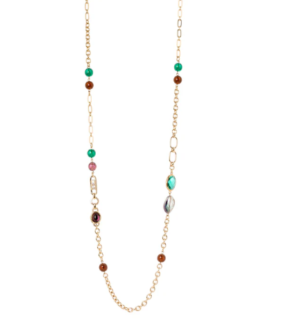 Collana lunga Mylitta - Bordeaux