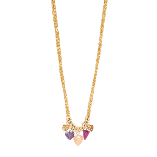 Collana lunga multifilo Demetra - Multicolor