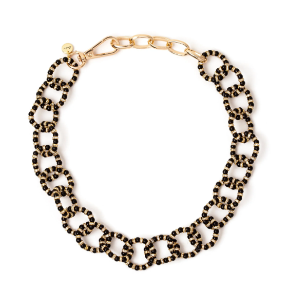 Girocollo a cerchi Drusilla - Nero