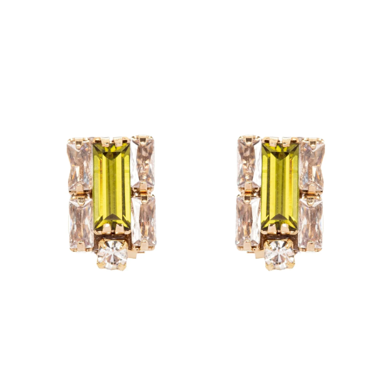 Mini orecchini Semira - Verde