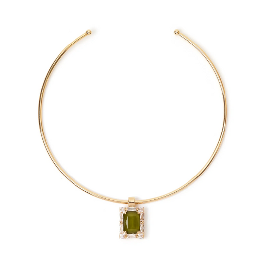 Girocollo rigido Semira - Verde