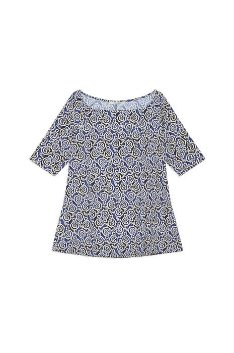 T-SHIRT SUMMER CORAL BLU