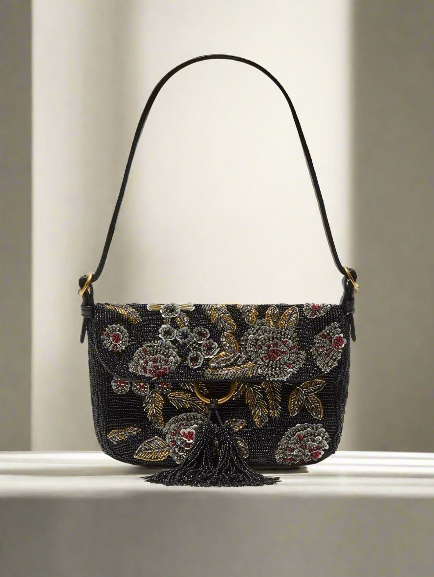 BORSA PICCOLA A SPALLA NOCTURNAL ROSE