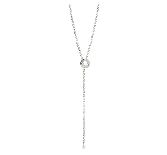 COLLANA A Y ARGENTO AMARANTA