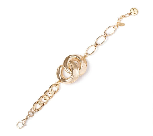 BRACCIALE CATENA ORO AMARANTA
