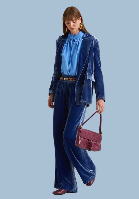 PANTALONI FLUID VELVET