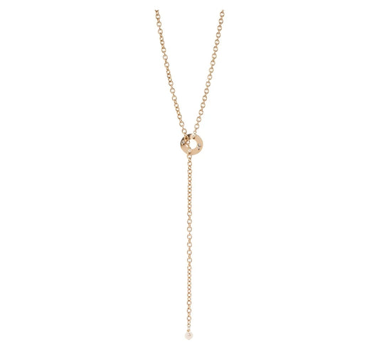 COLLANA A Y ORO AMARANTA