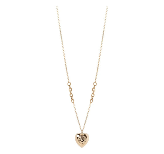 COLLANA CON CUORE ORO AMARANTA